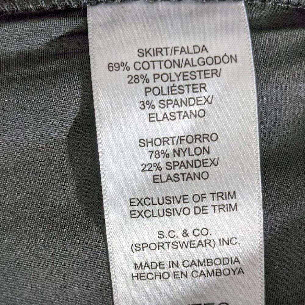3 skorts size :L , Brand: S.C. & Co. Ladies' Denim , White, Blue , Black - Picture 10 of 14